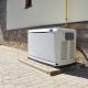 Backup Natural Gas Generator for House Building Outdoors