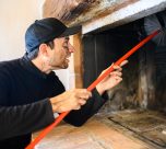 performing chimney inspection in Glendale, CA