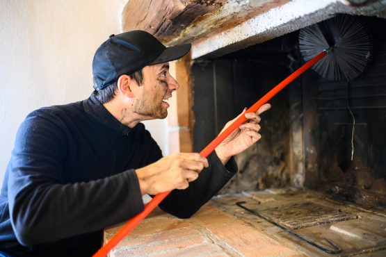 performing chimney inspection in Glendale, CA