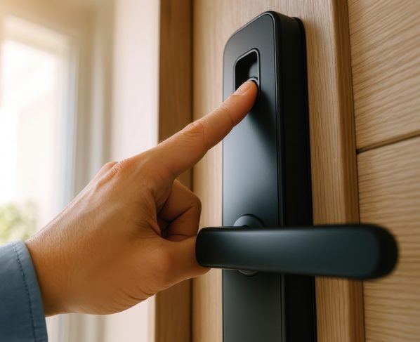 using fingerprint for keyless entry