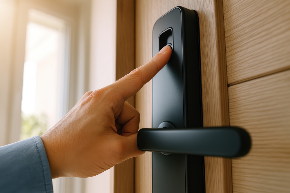 using fingerprint for keyless entry