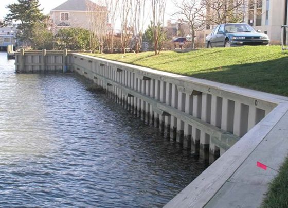 bulkhead vs. seawall