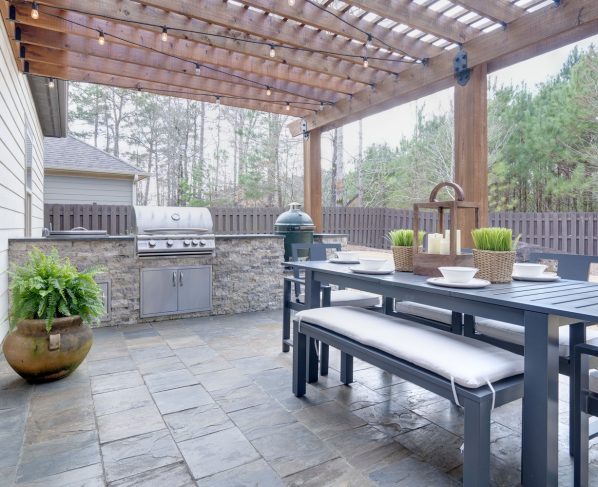 outdoor kitchen electrical outlet